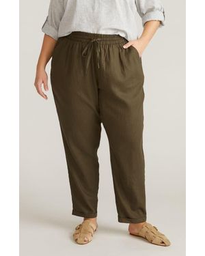 UNIVERSAL STANDARD Tapered Drawstring Pants - Green