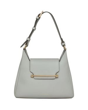 Strathberry Multrees Leather Hobo Bag - Gray