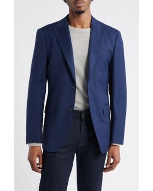 Daniel Hechter Wool Herringbone Sport Coat - Blue