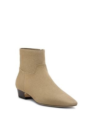 Stuart Weitzman Stassi Zip Bootie - Natural