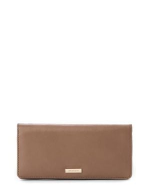 Brahmin Ady Croc Embossed Leather Wallet - Brown