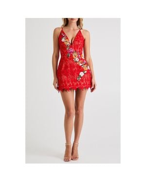 HELSI Elodie Lace Strapless Minidress | Lyst