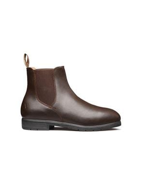 Xena Workwear Valence Steel Toe Pull On Safety Boot - Brown