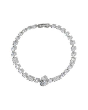Nadri Everleigh Cubic Zirconia Line Bracelet - White