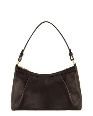 Vince Ava Pebbled Leather Convertible Crossbody Bag - Brown