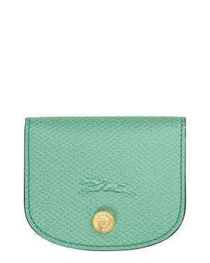 Longchamp Epure Leather Card Case - Green