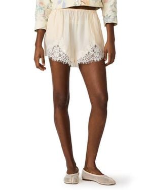 Steve Madden Daisee Lace Shorts - Natural