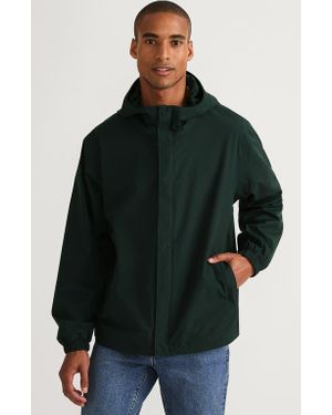 Lands' End Squall Waterproof Packable Rain Jacket - Green