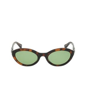 Rag & Bone 52Mm Oval Sunglasses - Green