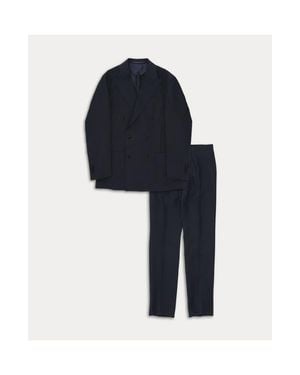 Fortela Totò Linen Sartorial Suit - Blue