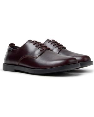 Camper Don Plain Toe Derby - Brown