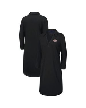 Tommy Bahama Pittsburgh Steelers Ashby Isles Three-Quarter Length Sleeve Pullover Jersey Dress - Black