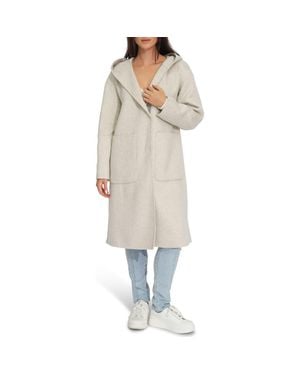 Belle & Bloom Walk This Way Wool Blend Coat - Natural