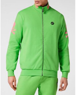Philipp Plein Jogging Top Skull&Amp;Bones - Green