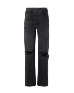 Boyish The Ziggy Straight Leg High Rise Jeans - Blue