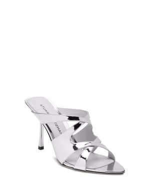 Stuart Weitzman Rbie Slide Sandal - White
