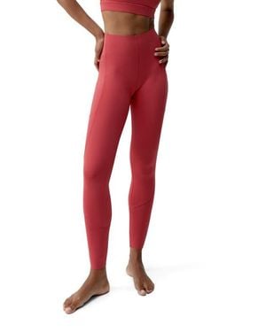 Børn Denise Performance High Rise Sport Legging - Red