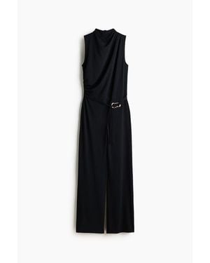 H&M Draped Jumpsuit - Black