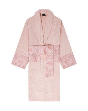 Versace Barocco Terry Robe - Pink