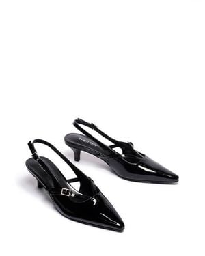 Therapy Australia Irving Slingback Pointed Toe Heel - Black