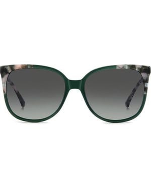 Kate Spade Kaysie 58Mm Gradient Square Sunglasses - Gray