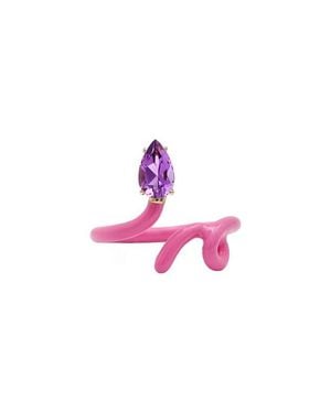 Bea Bongiasca Baby Vine Ring - Pink