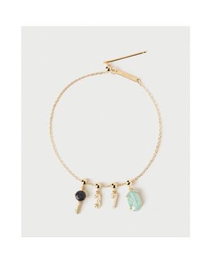 Pdpaola Charms Chain Bracelet - Metallic