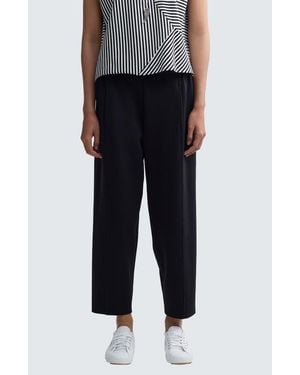 Luukaa Lumara Solid Seam-Detail Pants - Black