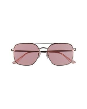 BP. Retro Aviator Sunglasses - Pink