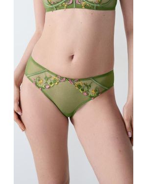 Etam Gourmandise Hipster Briefs - Green
