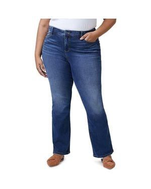 Slink Jeans High Waist Bootcut Jeans - Blue