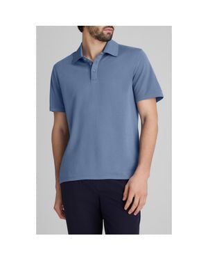 Tommy John Modal Blend Piqué Polo - Blue