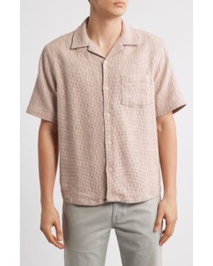 Corridor NYC Weave Cotton Camp Shirt - Multicolor