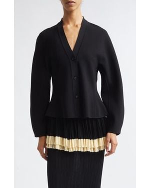 Ashlyn Henry Dolman Sleeve Cardigan - Black