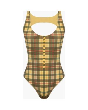 Oddli Button One Piece - Yellow