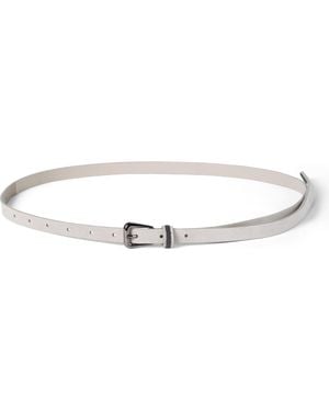 Brunello Cucinelli Suede Belt - Metallic