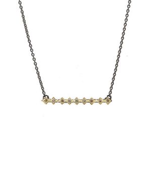 Armenta Old World Crivelli Bar Pendant Necklace - Metallic