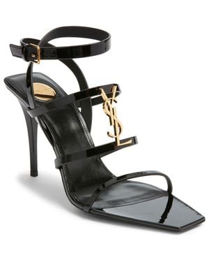 Saint Laurent Cassandra Sandal - Black