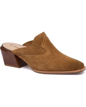 Johnston & Murphy Kalista Leather Mule - Brown