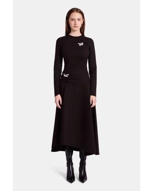Kate Barton Talia Midi Dress - Black