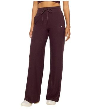 Fabletics Cloud Jersey Wide Leg Pant - Red