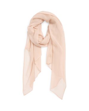 Henna & Hijabs Silk Chiffon Long Scarf - Pink
