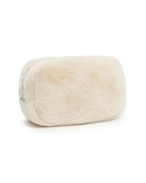 Apparis Noor Faux Fur Pouch - Natural