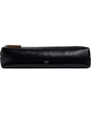 KHAITE Kye Leather Pencil Case - Black