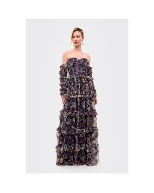 Beauut Floral Ruffle Dress - Multicolor