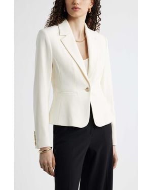 Nordstrom Peplum Blazer - White