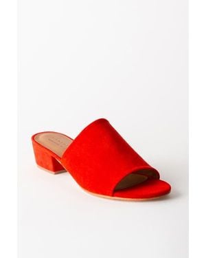 Fortress Rachel Block Heel Sandal - Red