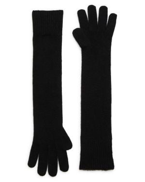 Totême Wool Cashmere Knit Gloves - Black