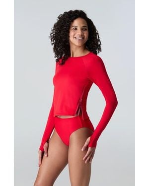 Watskin Sasha Long Sleeve Top - Red