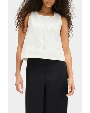 ALIGNE Susan Organic Cotton Blend Swing Top - White